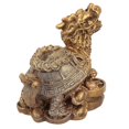 thumbnail image 1 of 10*20 Verde Estatua de tortuga dragón Feng Shui chino, decoración del hogar de resina de simulación, 1 ud., 1 of 3