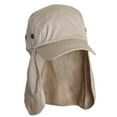 thumbnail image 2 of Top Headwear Vacationer Flap Hat With Full Neck Cover - Beige, 2 of 2