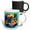 Multicolor, variant on 3drose, Abstract Colorful Decorative Image of Mountains. Happy Camper Gift, 15oz Mug