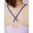 thumbnail image 3 of PISONIC 3pcs Women's Sports Bras with Built-In Padded Support - Medium-Stretch Fabric, Solid Color Design for Running, Cycling, Gym & Workouts - Workout Essentials, Sleek Sports Bra, 3 of 8