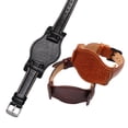 thumbnail image 2 of Correa de reloj de cuero genuino para hombre, de 18, 20 y 22 mm, color negro y marrón, para Fo-ssil JR1401 Ro-lex O-mega, con bandeja, pulsera de reloj, 2 of 5