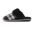 thumbnail image 6 of MUK LUKS Women's Frida Scuff Slippers - Black Plaid, S (5-6), 6 of 9