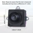 thumbnail image 2 of Backup Camera Rear View Reverse Camera Fit for RAM 1500 2021-2022, for Chevrolet Camaro 2016-2024 Replacement 4672850AB, 2 of 8