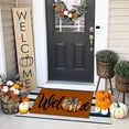 thumbnail image 3 of Fall Area Rug Outdoor Entry Welcome Mat Rug for Front Door Non-Slip Backing Doormat Autumn Entryway Rug Decor Fall Decorations for Home Porch, 3 of 6