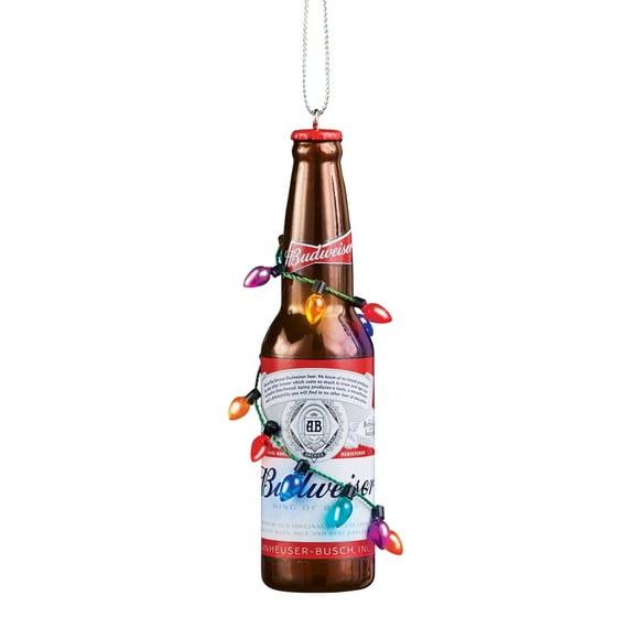Adorno Kurt Adler botella Budweiser con luces