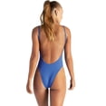 thumbnail image 2 of Vitamin A Beach Blue EcoRib Yasmeen Maillot Teeny Cut One Piece 801M-ERBB 4/XS / Blue, 2 of 2