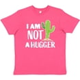 thumbnail image 3 of Inktastic I Am Not a Hugger with Cactus Youth T-Shirt, 3 of 5