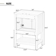 thumbnail image 4 of Freestanding Bathroom Vanity with Sink, 24In Modern Bathroom Storage Cabinet With Open Shelf And 2 Doors For Small Space Home Apartment Dormitory, 4 of 9