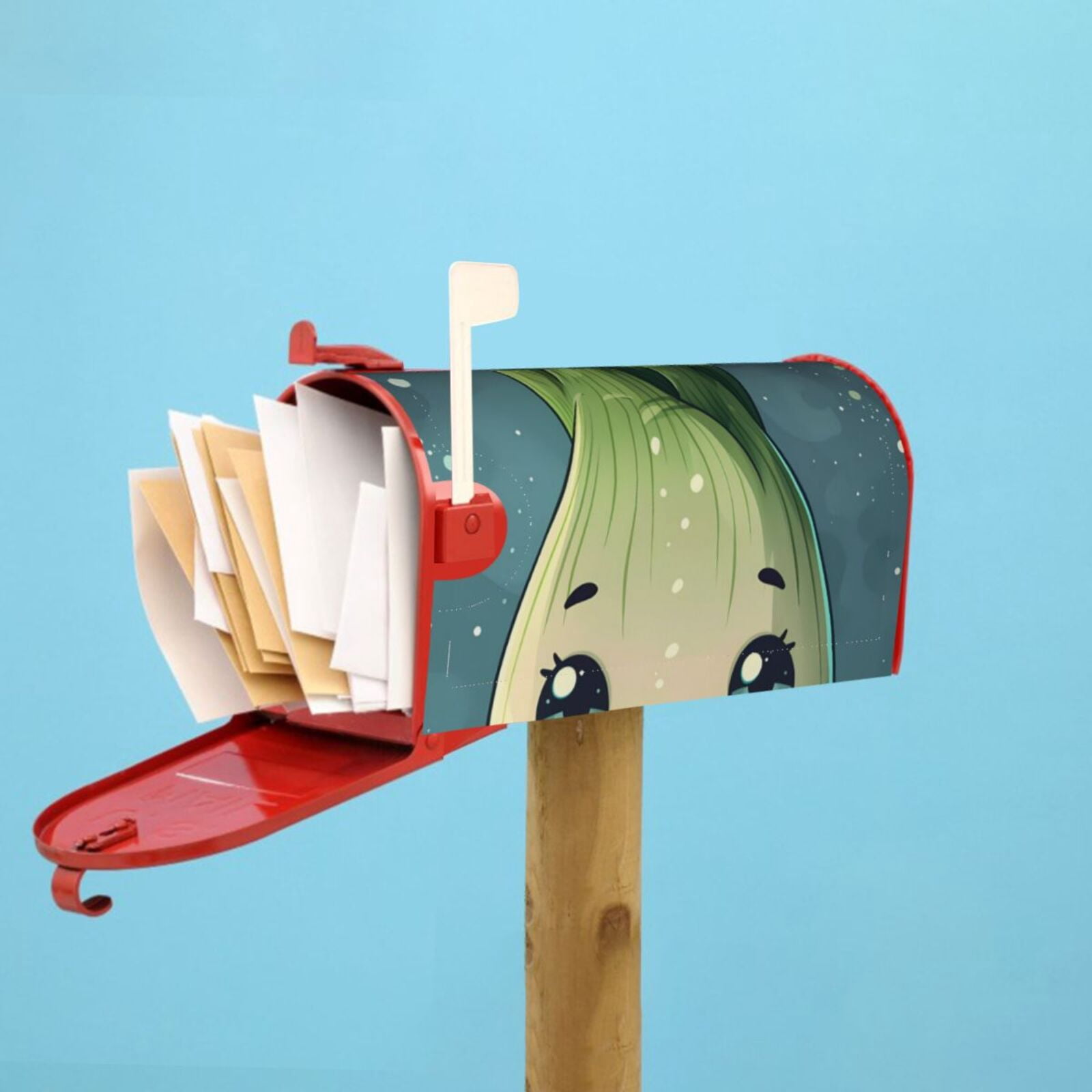 Kdxio Magnetic Mailbox Cover 21x18 in Mailbox Cover Outdoor Decoration Holiday Mailbox Covers for Home Garden Yard-21x18 in