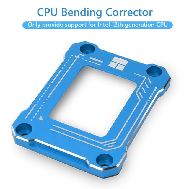Protector de marco de corrección de flexión de CPU LGA1700-BCF Gen 12 para Intel (azul)