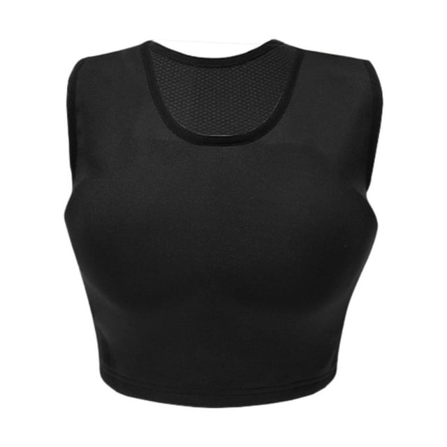 DYNWAVECA Protecteur de Poitrine de Karaté Gilet de Protection Fournitures Multifonctions Protection de Poitrine de Boxe Sports pour Maison Gym Rugby S