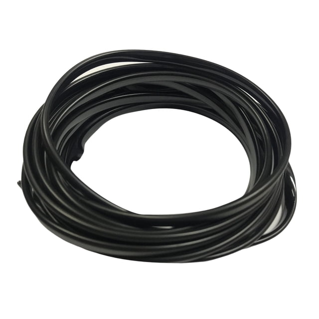 Protectores de borde de puerta de coche Baoblaze 5M Negro brillante