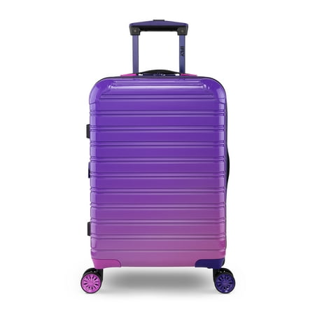 IFLY Hardside Fibertech Carry-On Luggage, 20u0022, Midnight Berry