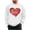 White #B, variant on Mens Sweatshirt Love Heart Printed Fashion Valentines Pullover Tops Loose Fit Casual Holiday Couple Outfits (XL, Red)