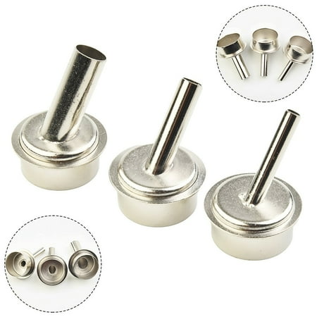 

BCLONG 3Pcs/Set 45° Angle Nozzle For QUICK 861DW Heat Hot Air Rework Station/Welding