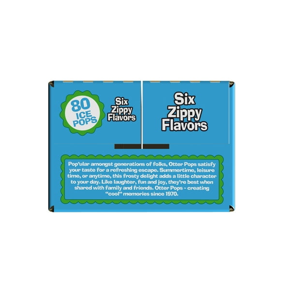 Otter Pops Original Assorted Fruit Ice Pops, Gluten Free Frozen