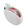 thumbnail image 1 of Geekria in-Ear Headset Smart Storage Box / Headphone Cable Storage Organizer / Earbuds Holder Case / Earphone Bobbin Winder Wrap / Cord Tangle-Free Portable Manager / Wire Keeper (Blanco), 1 of 3