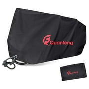 QUANFENG QF Bike Cover for 1 or 2 Bikes Waterproof Outdoor Bicycle Cover with Bike Lock