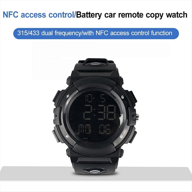 Duplicador de Control Remoto Inalámbrico para Automóvil Smartwatch de 315 MHz y 433 MHz, Duplicador de Llaves para Vehículos Eléctricos y Puertas Eléctricas