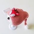 thumbnail image 1 of Children Christmas Hat Cartoon Pattern Knitted Santa Hat Christmas Knitted Hat For Winter, 1 of 4