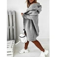 thumbnail image 4 of 1pcs hooded knitwear--gray, 4 of 5
