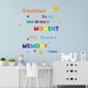 thumbnail image 2 of Advancent Calcomanía de letras que brillan en la oscuridad, decoración DIY bonita extraíble luminosa, calcomanías de nombre resistentes al desgaste Decoración del hogar PH2071 Advancent HA075035-01, 2 of 6