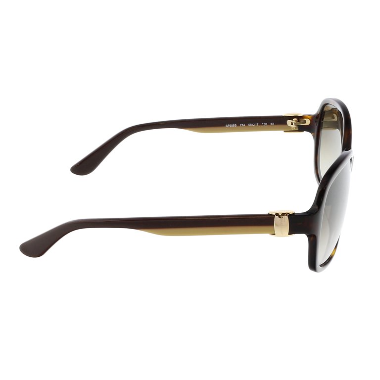 Salvatore Ferragamo SF606S 214 Oval Full Rim Sunglasses for  display picture 3