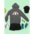 thumbnail image 3 of Meowgical Unicorn Cat  Hoodie Juniors -Image by Shutterstock,  Large, 3 of 4