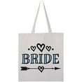 thumbnail image 3 of Inktastic Bride Cute Wedding Bridal Party Tote Bag, 3 of 4