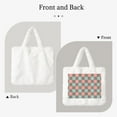 thumbnail image 2 of Easygdp Colorful Checkered Plush Underarm Bag, Ladies Fluffy Shoulder Bag, Women Furry Tote Bag Y2K Plush Handbag for Autumn and Winter, 2 of 7