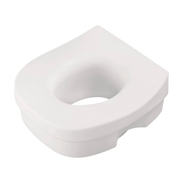 Delta White Elevated Toilet Seat Plastic 5 in. H x 113/4 in. L