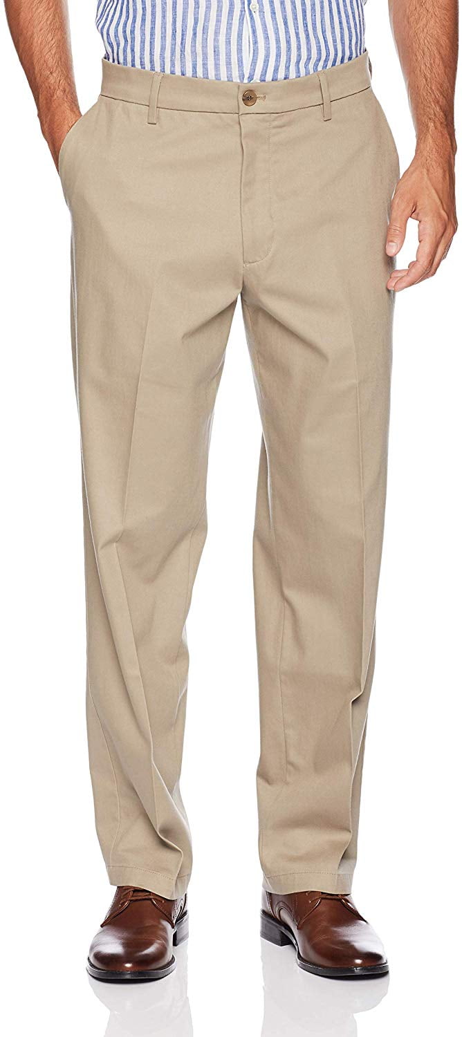 men's relaxed fit khaki pants