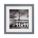 thumbnail image 1 of Egofine Marco De Fotos 11X11 Display Pictures 4X4 U 8X8 Con Tapete O 11X11 Sin Tapete Hecho De Madera Maciza Con Plexiglás Para Expositor De Mesa Y Montaje En Pared Marco De Fotos Gris Oscuro, 1 of 5