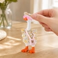 thumbnail image 7 of 4 Set 7inch Desk Goose Outfits, Mini Desktop Goose Clothes Desk Geese Accessories Set for Magnetic Geese Statue For Magnetic Goose Figurine Office Desktop Ornament (B), 7 of 7