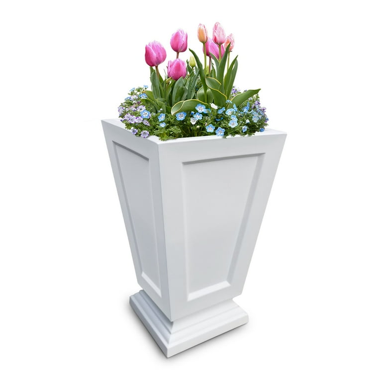 Mayne Aberdeen 25in Tall Planter - Black - Walmart.com