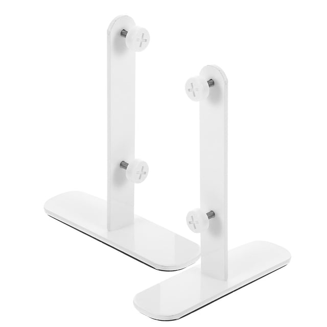 HLONK 2 Pcs Support de Panneau Perforé en Métal en Forme de T Support de Bureau Support de Plateau Perforé Support de Plateau Fixation de Plateau Perforé