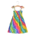 thumbnail image 1 of Qudderr Robe d'Été 1-10T pour Fille Robe de Plage Dos Nu pour Enfants Robe Décontractée Cami Hawaïenne de Vacances pour Filles, 1 of 9
