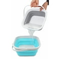 thumbnail image 2 of SAMMART 5.5L (1.4 Gallon) Collapsible Square Handy Bucket / Foldable SquareWater Pail / Portable Tub with Handle, 2 of 7