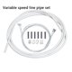 thumbnail image 4 of Soidarity Juego de cables de freno de cambio de bicicleta, accesorios de ciclismo profesional, línea de Control, carcasa de Cable, reemplazo de Cable, Ciclismo Cables de cambio blancos Soidarity OD028207-02, 4 of 6