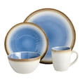 thumbnail image 4 of Gibson Elite Moonstruck 16-Piece Dinnerware Set, Blue, 4 of 5