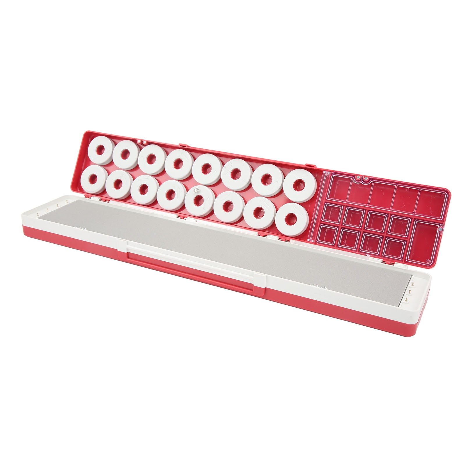 3 Layers 3 in 1 Fishing Floats Storage Box Red (22.05 inches / 56 cm) Tackle Accessories Organizer