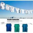 thumbnail image 4 of Wall Mounted Drying Rack, Collapsible Clothes Drying Rack with 4 Wires 3.2m Metal Retractable Clothes Drying Rack Heavy Duty Retractable Clothes Drying Rack, 4 of 5
