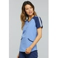 thumbnail image 3 of Cherokee Infinity Women's Scrubs Top Colorblock V-Neck CK690A, 3 of 5