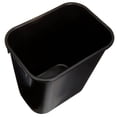 thumbnail image 3 of Rectangular Office Wastebasket, Easy to Clean, 7 Gallon, Black, 6-Pack, 3 of 7