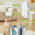 thumbnail image 5 of TSV 16pcs Cat Dog Water Fountain Filters, Pet Dispenser Sponges Replacement for Stainless Steel 230oz, 5 of 6