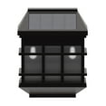 thumbnail image 5 of Flash Furniture Holder LED Solar Wall Mount Lights Outdoor Brown (DNSL1086BR), 5 of 10