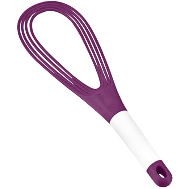 Batidores de huevos Herramienta de cocina Batidor de huevos giratorio de doble propósito Mezcla manual y horneado de fideos Batidor multifuncional, mezclador de harina, mezclador de crema, mini