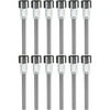 Westinghouse Solar 12-Piece Garden Rocket Light Set, Stainless Steel