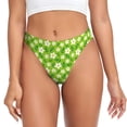 thumbnail image 1 of Balery Daisies Flowers Tangas de Algodón para Mujer con Estampado – Ropa Interior Sexy, Transpirable, G-string-X-Large, 1 of 6