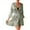 01-Green125, variant on Wxolcjlv Womens Solid Satin Robe Three Quarter Sleeve Ruffle Hem Bathrobe Nightgown